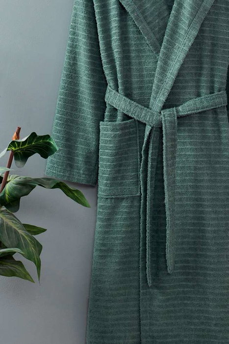 Mijölnir Bata de baño con capucha Verde Claro 3XL Mijölnir Bata de baño con capucha Verde Claro 3XL